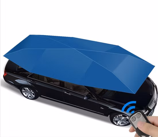 Guarda-chuva para carro com controle remoto automático e proteção UV