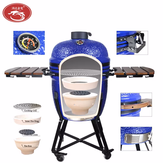 Fogão a Gás Portátil Forno Grelhador Churrasqueira Kamado para Acampamento Ao Ar Livre RV Festa em Família